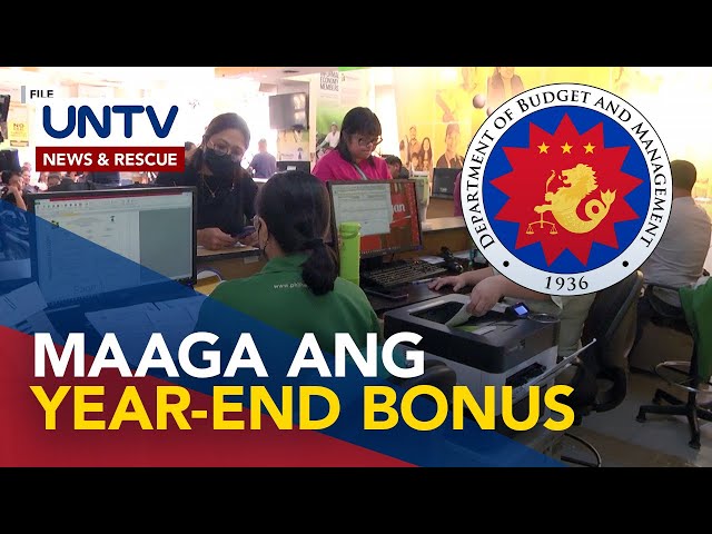 ⁣Maagang release ng year-end bonus at cash gift sa gov’t employees, inaprubahan ng DBM