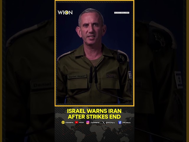 ⁣Israel Attacks Iran: Israeli Military Announces Completion Of Strikes In Iran | WION Shorts