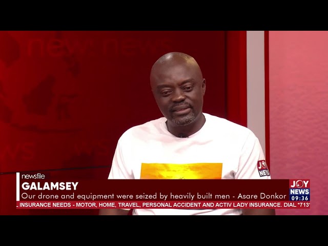 ⁣Erastus Asare Donkor shares harrowing encounter with armed men in the Asenanyo Forest Reserve