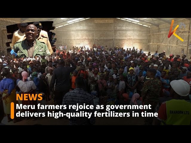 ⁣Government promises quality fertilizers for Meru farmers this planting season