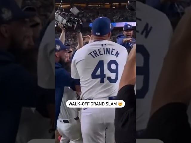 ⁣First Walk Off Grand Slam In World Series History 