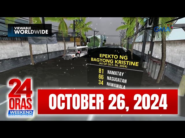 ⁣24 Oras Weekend Express: OCTOBER 26, 2024 [HD]