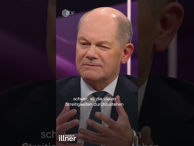 ⁣Scholz: "Sehr schwer, die vielen Streitigkeiten durchzustehen" | #illner #scholz #ampel #s