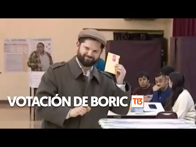 ⁣Así fue la votación del Presidente Gabriel Boric en Punta Arenas