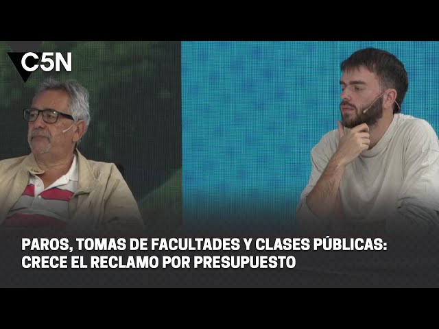 ⁣PAROS, TOMAS DE FACULTADES y CLASES PÚBLICAS: CRECE el RECLAMO por PRESUPUESTO