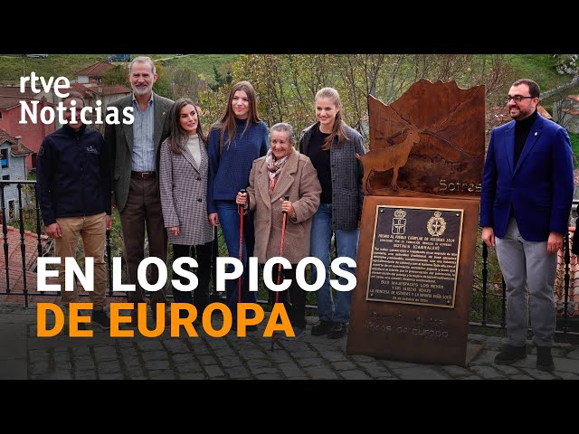 ⁣La FAMILIA REAL VISITA SOSTRES, el 'PUEBLO EJEMPLAR' de ASTURIAS 2024 | RTVE Noticias