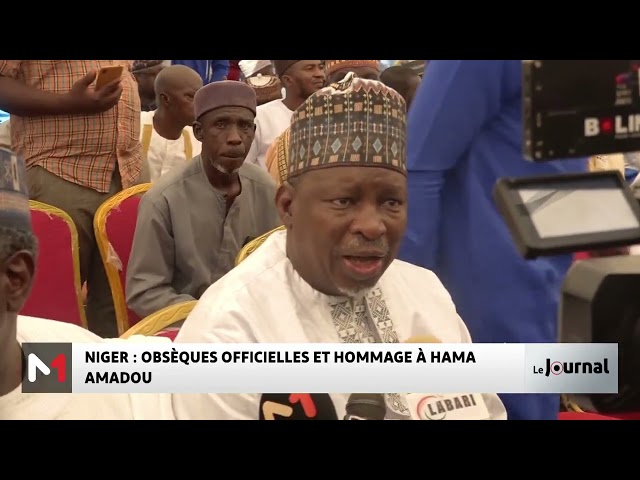 ⁣Niger : obsèques officielles et hommage à Hama Amadou