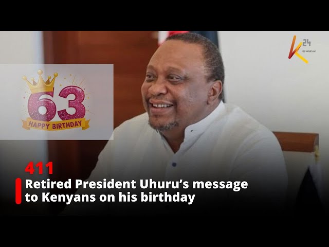 ⁣Retired President Uhuru’s message to Kenyans on his birthday