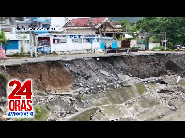 ⁣Lalaki, namatayan ng ina, asawa't anak matapos gumuho ang bahay | 24 Oras Weekend