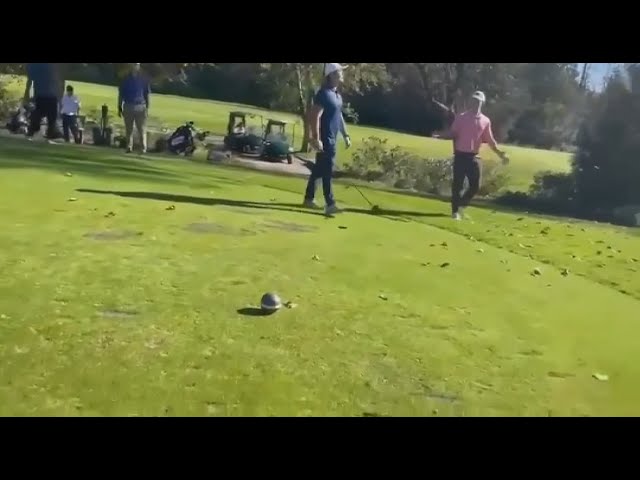 ⁣WATCH: Violent incident caught on camera at B.C. golf course