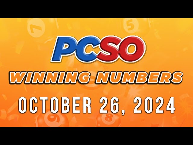 ⁣P79M Jackpot Grand Lotto 6/55, 2D, 3D, 6D, and Lotto 6/42 | October 26, 2024