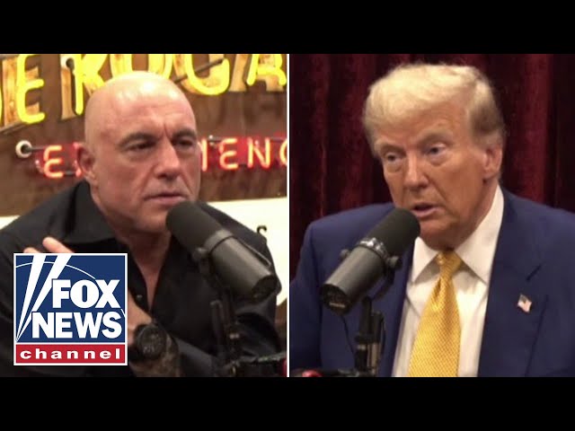 ⁣Trump on Rogan: If I were a Democrat, I would get a lot of positive press