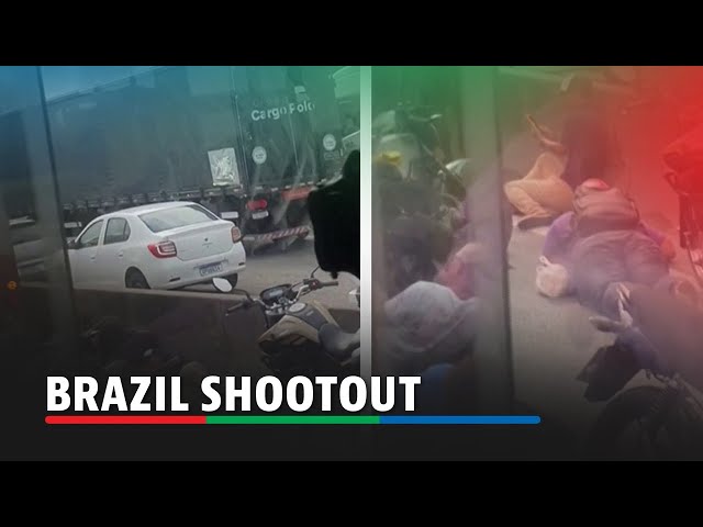 ⁣People caught in crossfire in Brazil shootout | ABS-CBN News