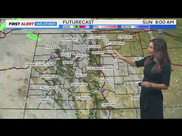 ⁣Colorado is staying dry, warm before a big cool down