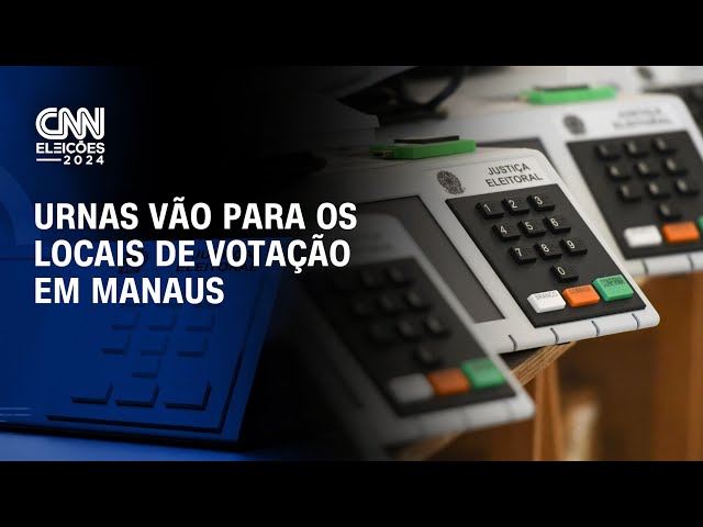 ⁣Urnas vão para os locais de votação em Manaus | AGORA CNN