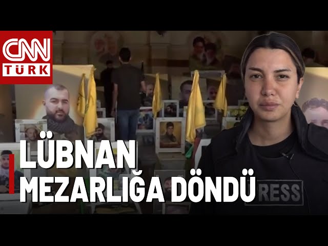 ⁣İsrail Lübnan'ı Mezarlığa Çevirdi! Hizbullah Üyeleri Bu Mezarlıklara Gömülüyor!