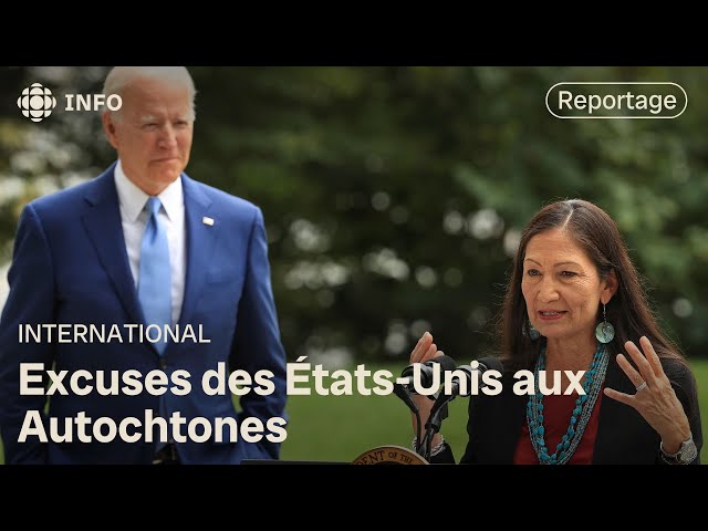 ⁣Pensionnats pour Autochtones : Joe Biden présente des excuses historiques