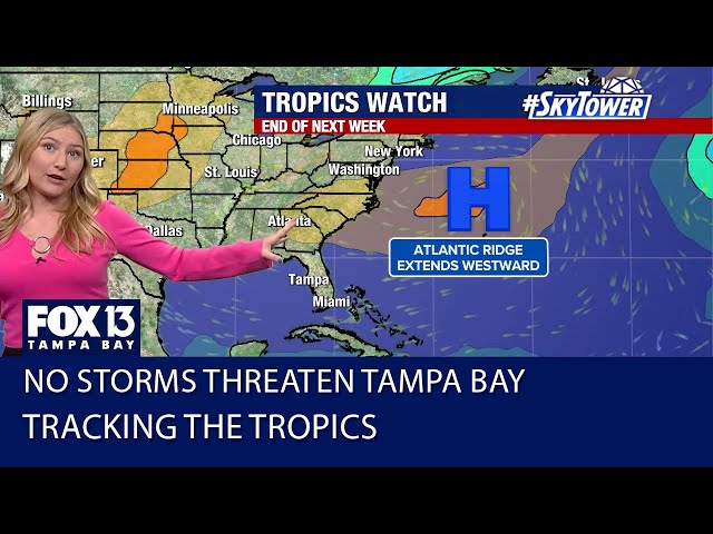 ⁣Tracking the tropics | No storms threaten Tampa Bay