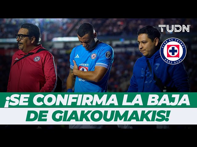 ⁣¡En Cruz Azul hay calma por la lesión de Giakoumakis pero no va contra Pumas! | TUDN