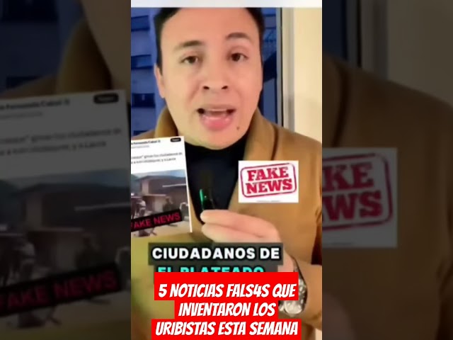 ⁣5 NOTICIAS FALS4S QUE INVENTARON LOS URIBISTAS ESTA SEMANA