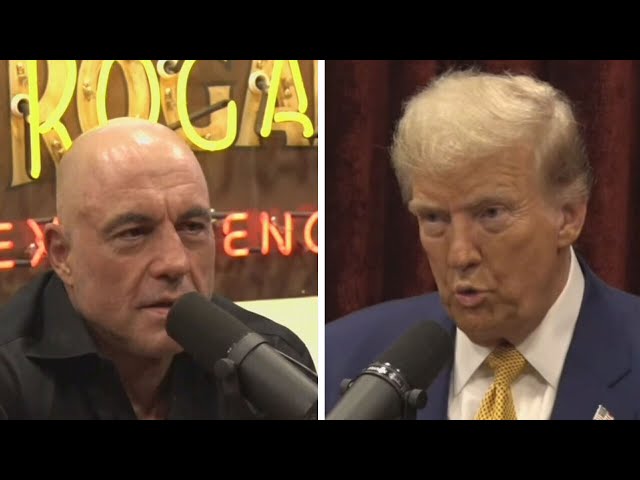 ⁣Trump appears on Joe Rogan podcast, Harris rallies in Texas