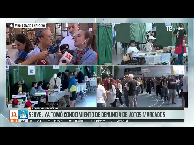 ⁣Denuncia de votos marcados: delegado de local se refiere a lo ocurrido