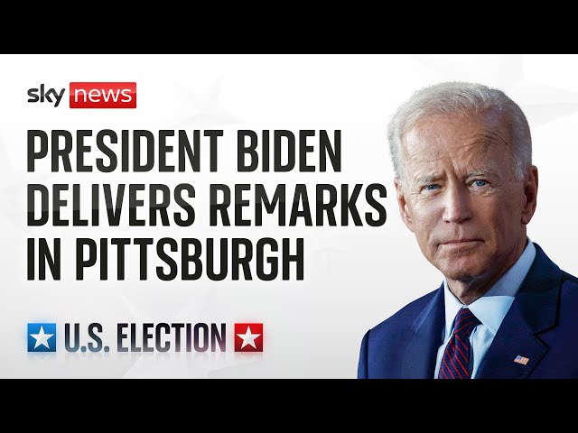 ⁣Watch live: US President Joe Biden delivers remarks at a LiUNA GOTV kick-off event in Pittsburgh