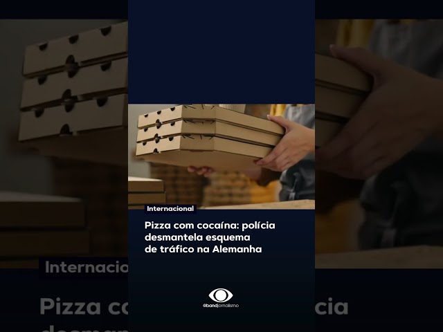 ⁣Pizza com cocaína: polícia desmantela esquema de tráfico na Alemanha