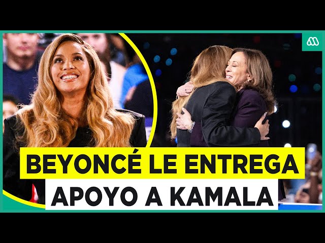 ⁣Beyoncé le entrega apoyo a Kamala Harris: La cantante se apareció en mitin y fue ovacionada