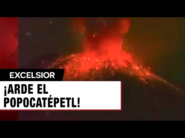 ⁣¡Arde el Popocatépetl! Nuevo pulso eruptivo del volcán mantiene alerta