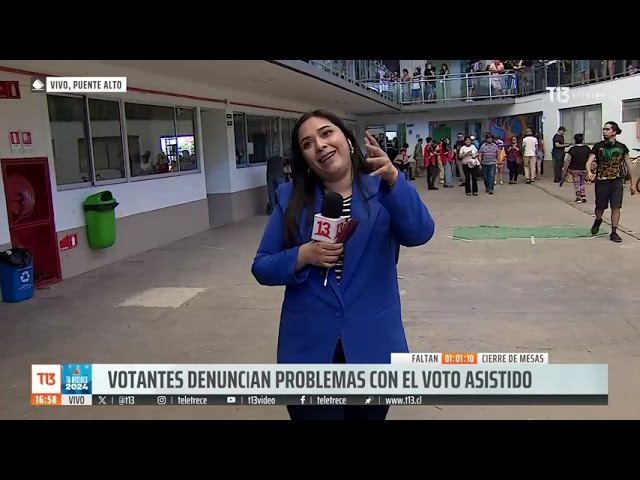 ⁣Denuncian problemas con el voto asistido