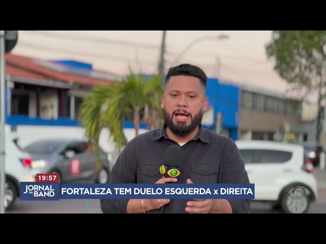 ⁣Evandro Leitão e André Fernandes participam do último dia de campanha em Fortaleza