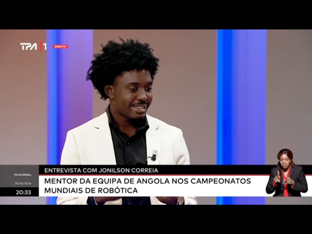 ⁣Entrevista com Jonilson Correia, mentor da equipa de Angola nos campeonatos mundiais de robótica