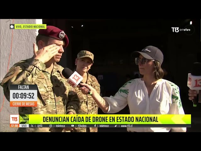 ⁣Elecciones 2024: Hombre votó y fue golpeado en la cabeza por un drone en el Estadio Nacional