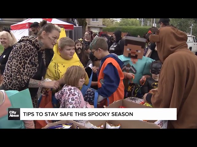 ⁣Tips to stay safe this spooky season