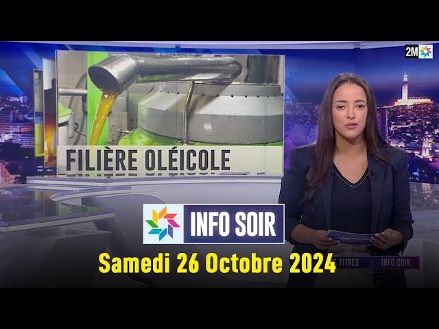 ⁣Info soir : Samedi 26 Octobre 2024