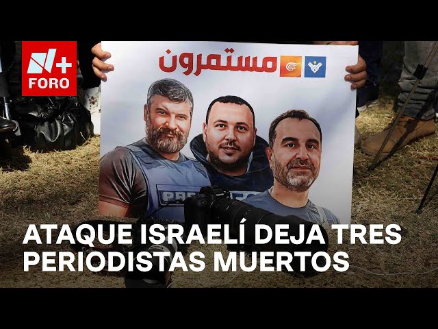 ⁣Ataque aéreo israelí causa la muerte de tres periodistas en Hasbaya - Las Noticias