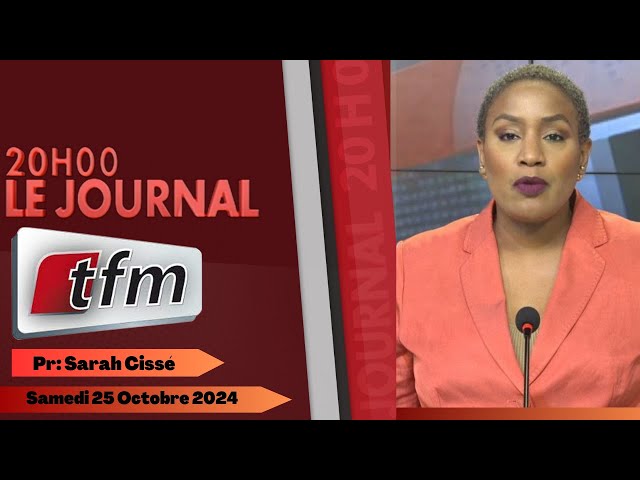 ⁣JT Français 20h du 26 Octobre 2024 présenté Sarah CISSE