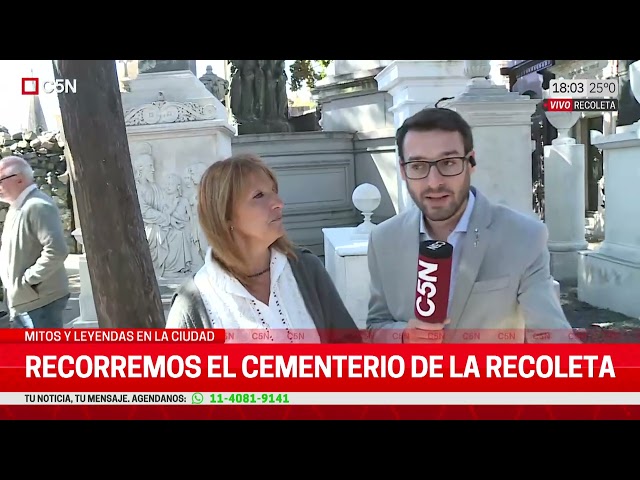 ⁣MITOS y LEYENDAS en la CIUDAD: recorremos el CEMENTERIO de la RECOLETA