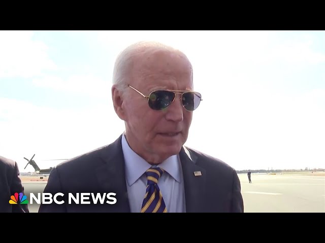 ⁣President Biden reacts to Israel's retaliatory attack on Iran