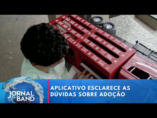 ⁣Aplicativo esclarece dúvidas sobre o processo de adoção de crianças | Jornal da Band