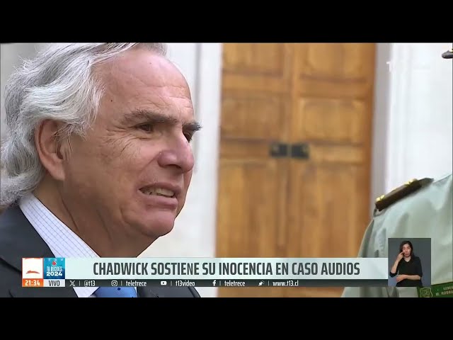 ⁣Reaparece Chadwick y sostiene su inocencia en Caso Audios