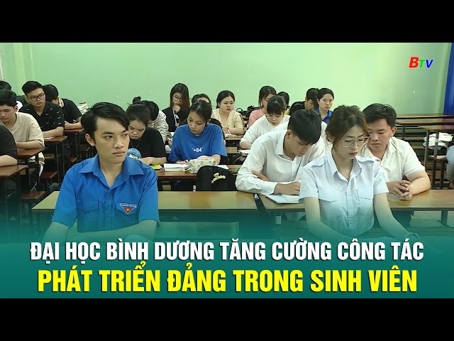 ⁣Đại học Bình Dương tăng cường công tác phát triển Đảng trong sinh viên