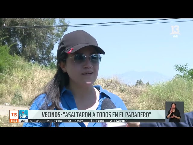 ⁣Violenta encerrona en Puente Alto: mujer fue atacada por cinco delincuentes armados