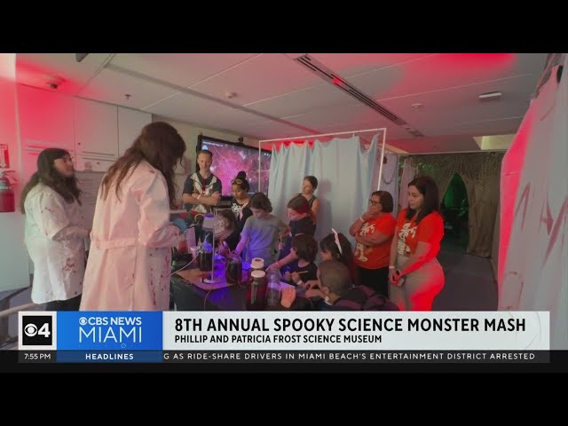 ⁣Frost Science Museum brings scary fun with Science Monster Mash