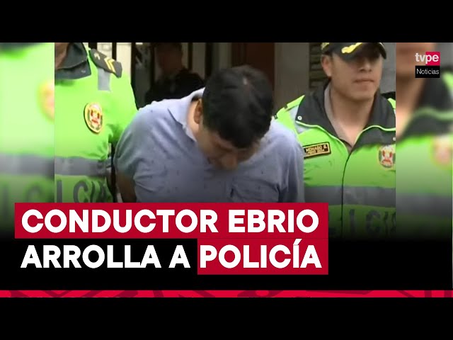 ⁣Suboficial de policía gravemente herido por conductor ebrio en Callao