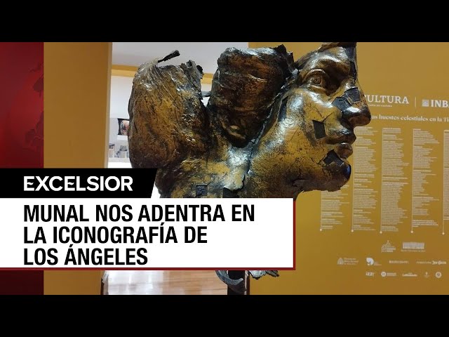 ⁣Munal expone la cabeza original del Ángel de la Independencia