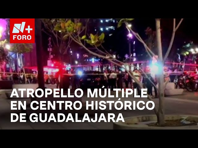 ⁣Camioneta atropella a varias personas en el Centro Histórico de Guadalajara - Las Noticias