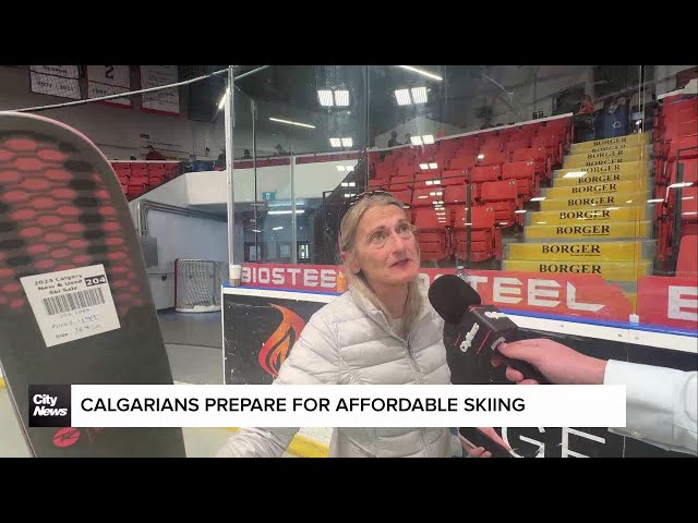 ⁣Calgarians prepare for affordable skiing