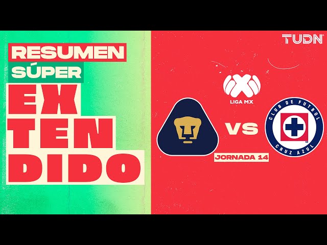 ⁣RESUMEN SÚPER EXTENDIDO | Pumas vs Cruz Azul | Liga Mx -Apertura 2024 - Jornada 14 | TUDN